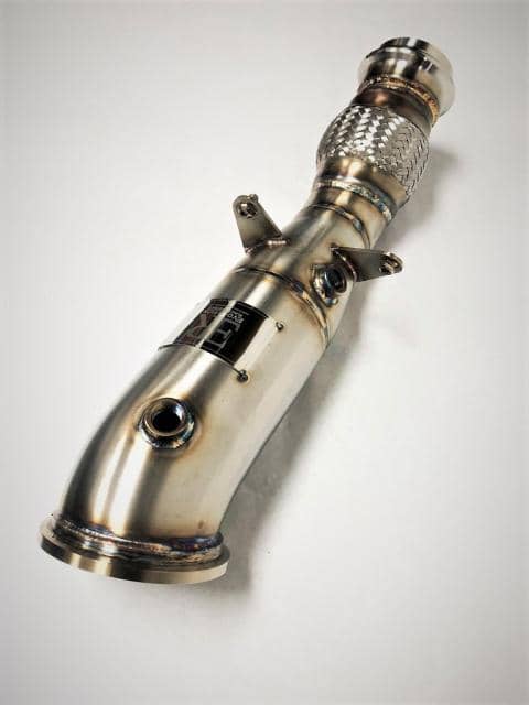 Evolution Racewerks 4" High Flow (CATTED) Downpipe for B46 Engine (F2X, F3X, G2X, G3X, G4X, G01, G02) Secondary image