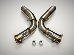 Kies-Motorsports Evolution Racewerks Evolution Racewerks High Flow (CATTED) Downpipes for S63TU Engine (M5, M6)