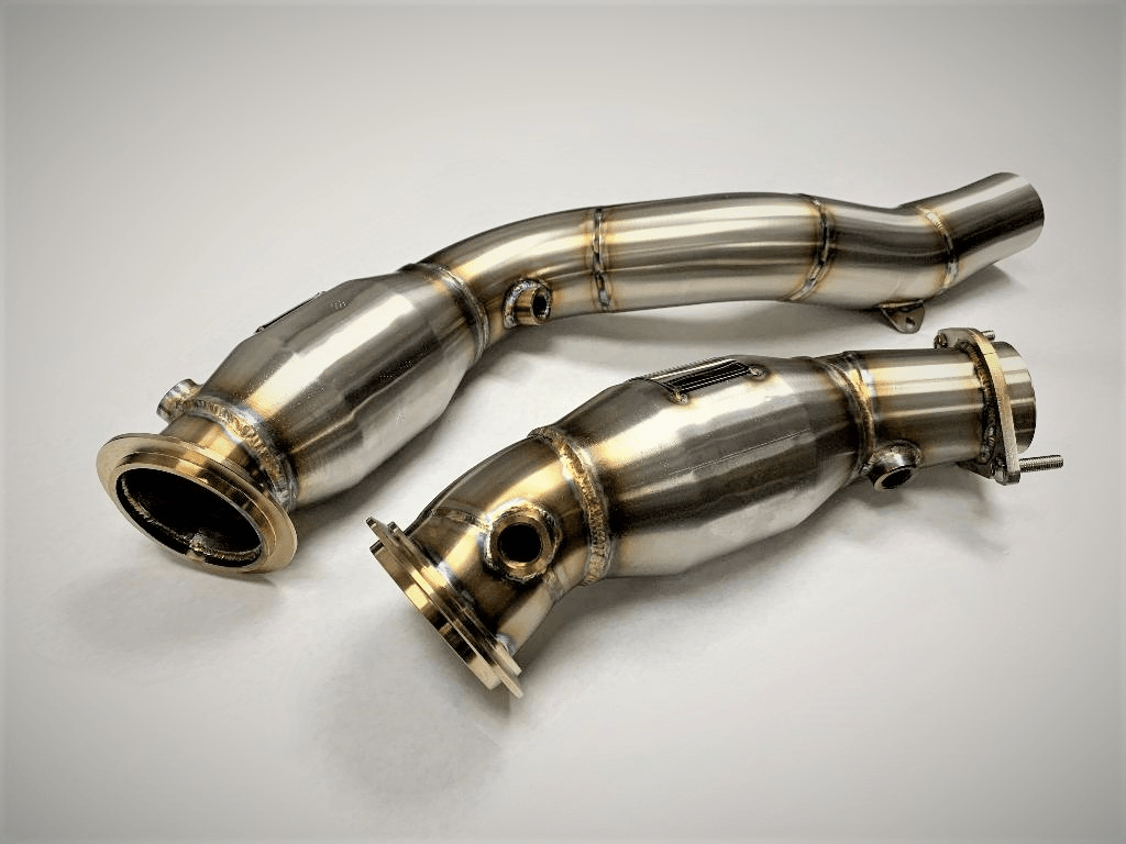 Kies-Motorsports Evolution Racewerks Evolution Racewerks Sports Series High Flow Catted Downpipes M3/M4 S55 Engine Main image