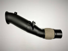 Kies-Motorsports Evolution Racewerks Sports Series 4" High Flow Catted Downpipe for the 2020+ Toyota Supra 2.0 B48 EU/Asia Spec Engine