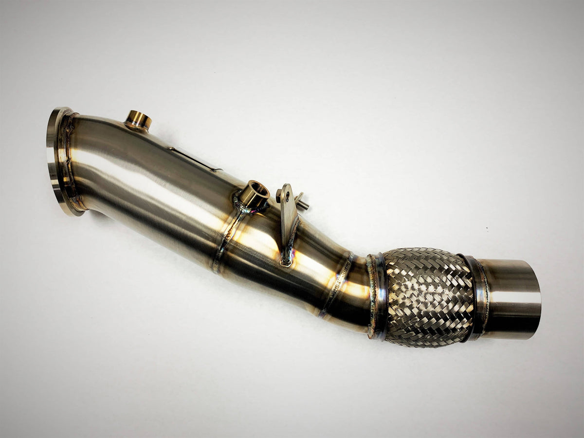 Kies-Motorsports Evolution Racewerks Sports Series 4" High Flow Catted Downpipe for the 2020+ Toyota Supra 2.0 B48 EU/Asia Spec Engine