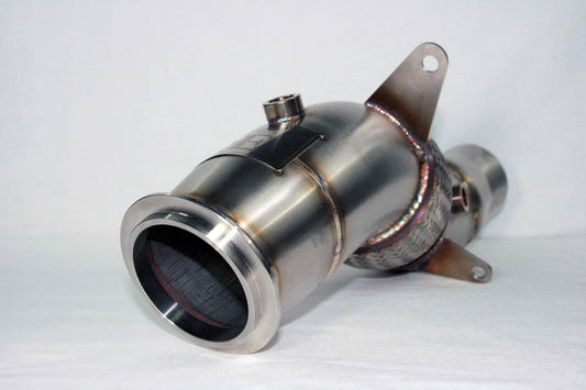 Kies-Motorsports Evolution Racewerks Sports Series 4" High Flow Catted Downpipe for the 5/6/7 Series N55 (6 Cylinder) Engine