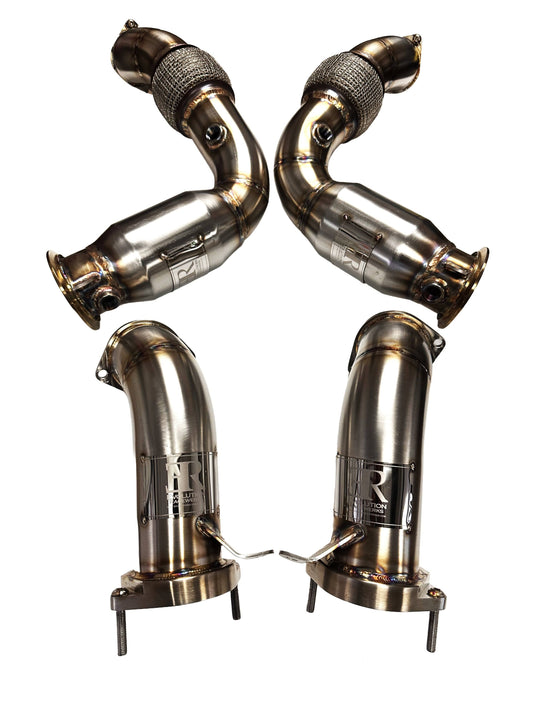 Kies-Motorsports Evolution Racewerks Sports Series High Flow Catted Downpipe for 2023+ 760i xDrive S68 Engine