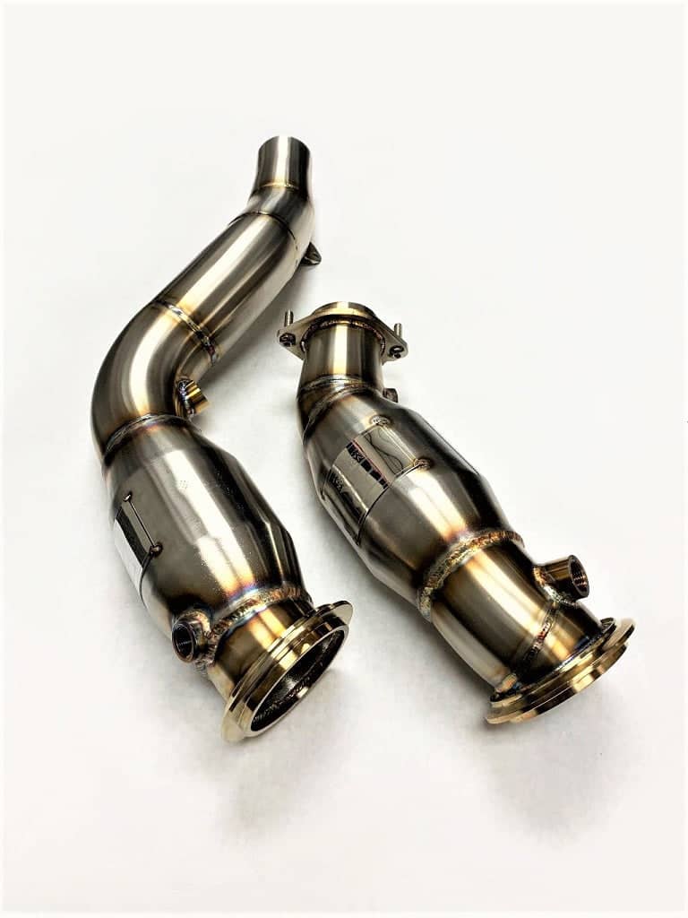 Kies-Motorsports Evolution Racewerks Sports Series High Flow Catted Downpipes 2015-20 M2 Competition/M3/M4 S55 Engine