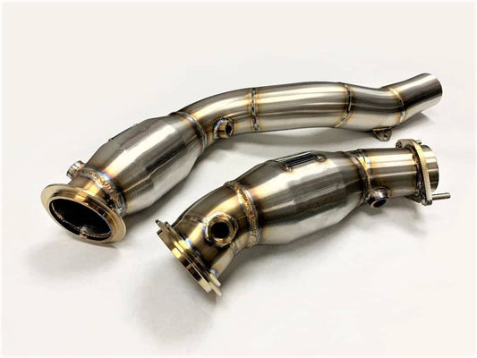 Kies-Motorsports Evolution Racewerks Sports Series High Flow Catted Downpipes 2015-20 M2 Competition/M3/M4 S55 Engine