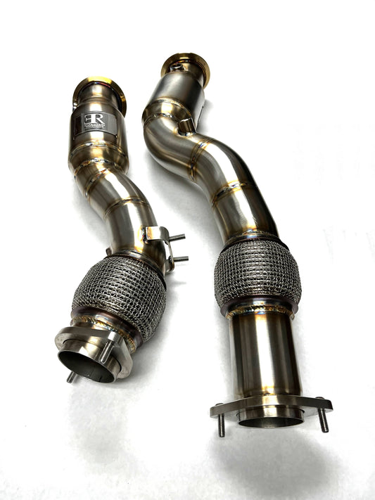 Kies-Motorsports Evolution Racewerks Sports Series High Flow Catted Downpipes 2020+ X3M/X4M S58 Engine