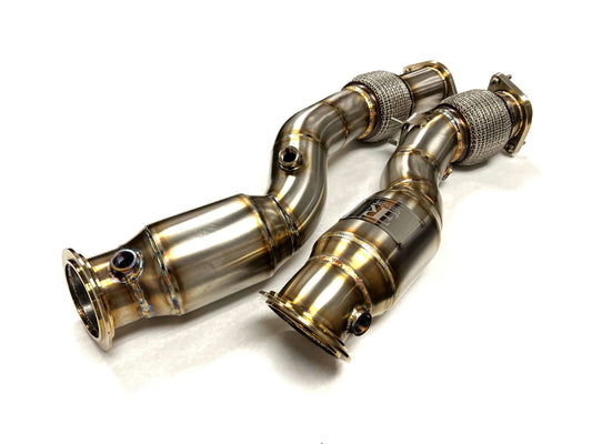 Kies-Motorsports Evolution Racewerks Sports Series High Flow Catted Downpipes 2020+ X3M/X4M S58 Engine