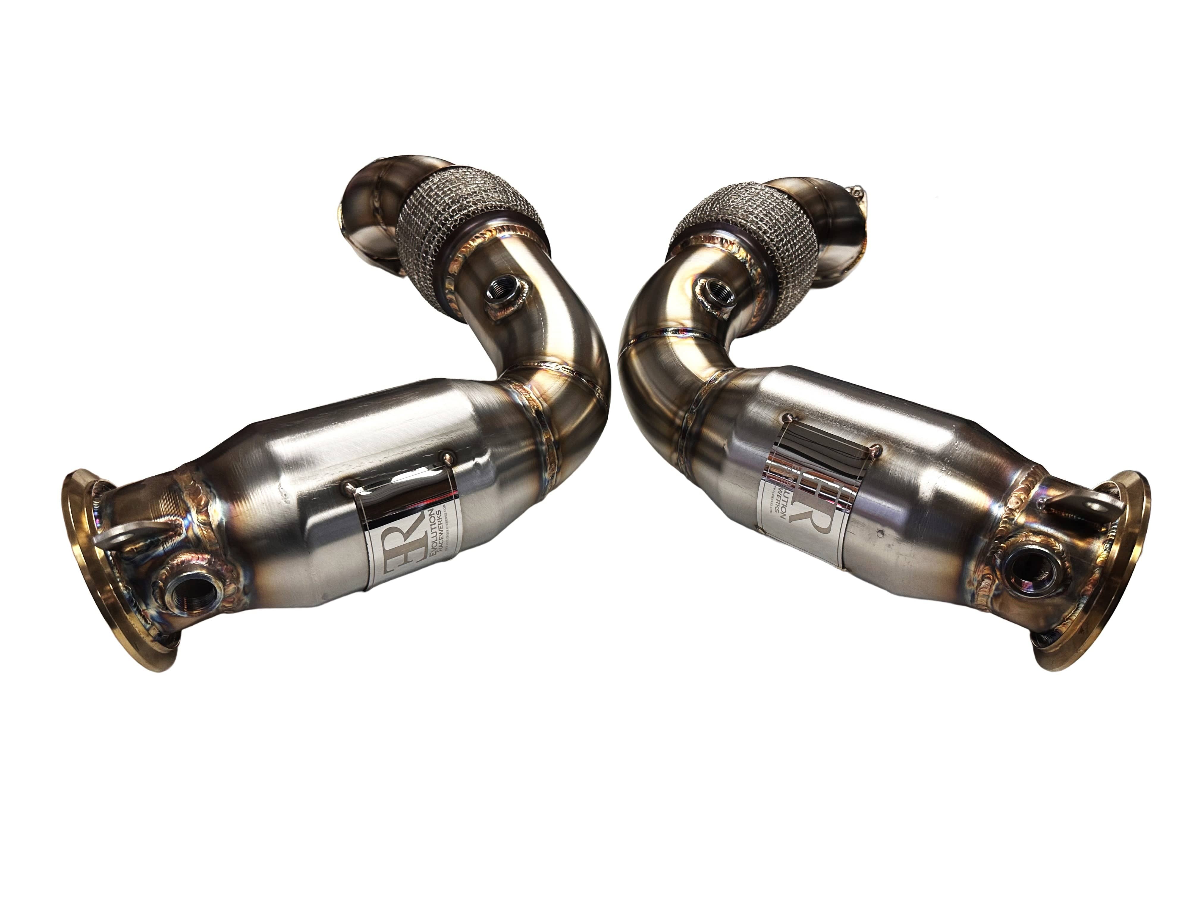 Kies-Motorsports Evolution Racewerks Sports Series High Flow Catted Primary Downpipe 2023+ XM S68 Engine