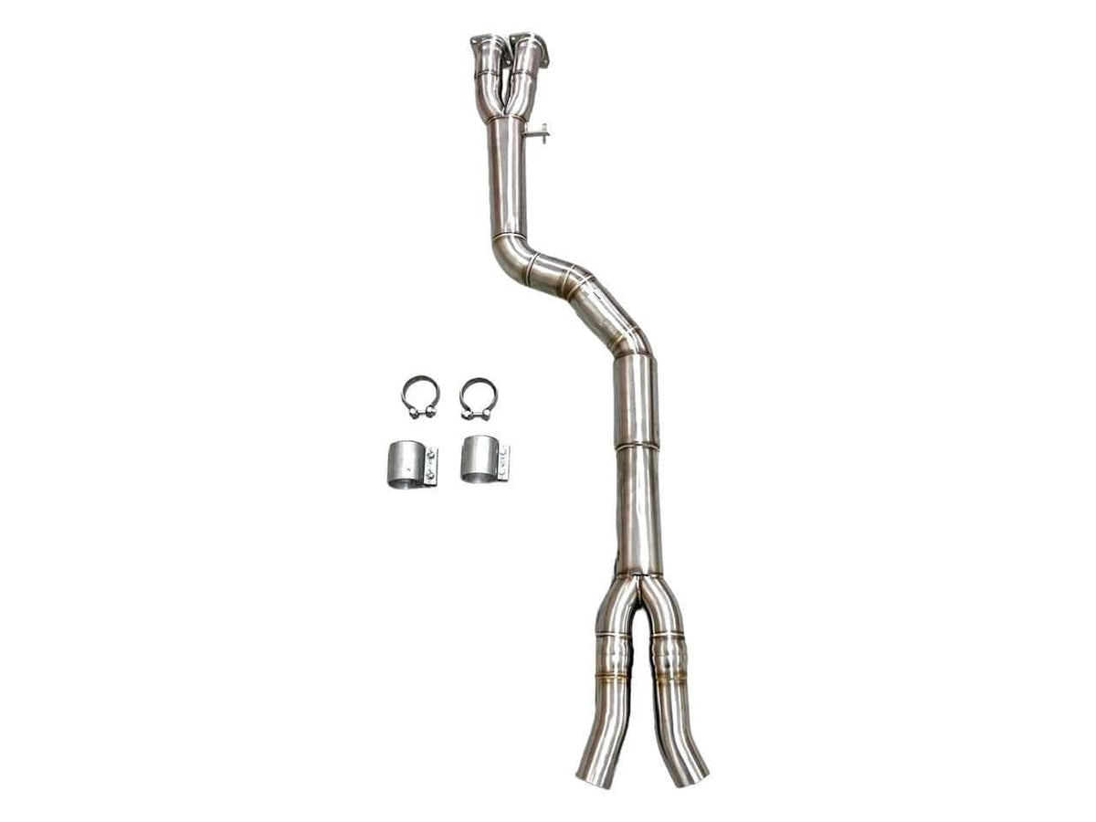 Kies-Motorsports Extreme Powerhouse MAD BMW 2019+ X3M X4M F97 F98 S58 Single Resonated Midpipe MAD-092