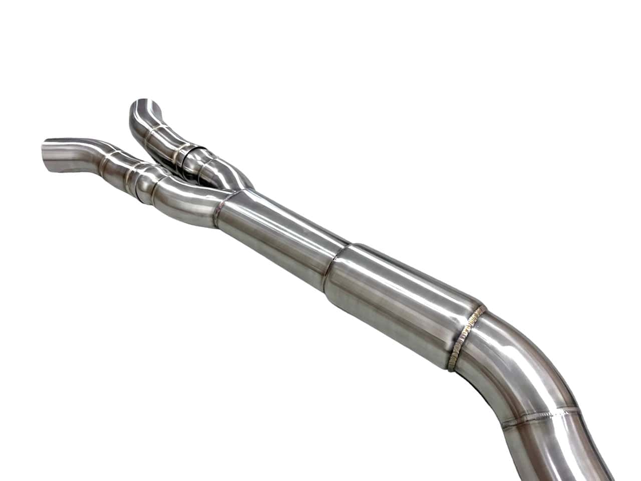 Kies-Motorsports Extreme Powerhouse MAD BMW G87 M2 S58 Resonated Single Midpipe (Brace Included)