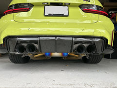 Kies-Motorsports Extreme Powerhouse MAD BMW M3 M4 S58 G80 G82 Axle Back Titanium