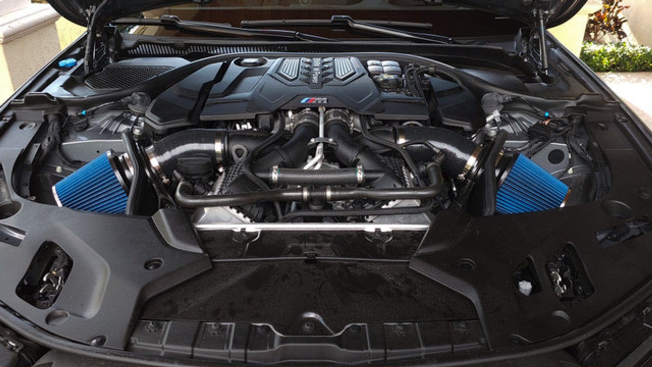 Kies-Motorsports Extreme Powerhouse MAD BMW M5 M8 F90 F92 Cold Air Intake W/ Heat Shield