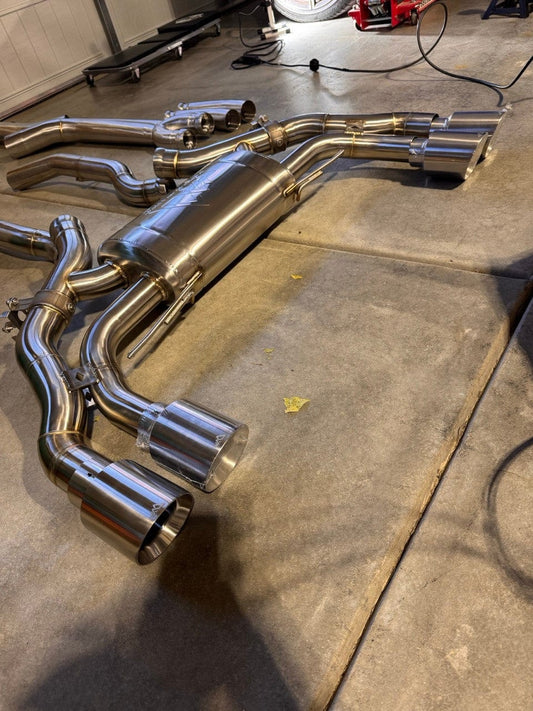 Kies-Motorsports Extreme Powerhouse MAD BMW X3M X4M F97 F98 Axle Back Exhaust