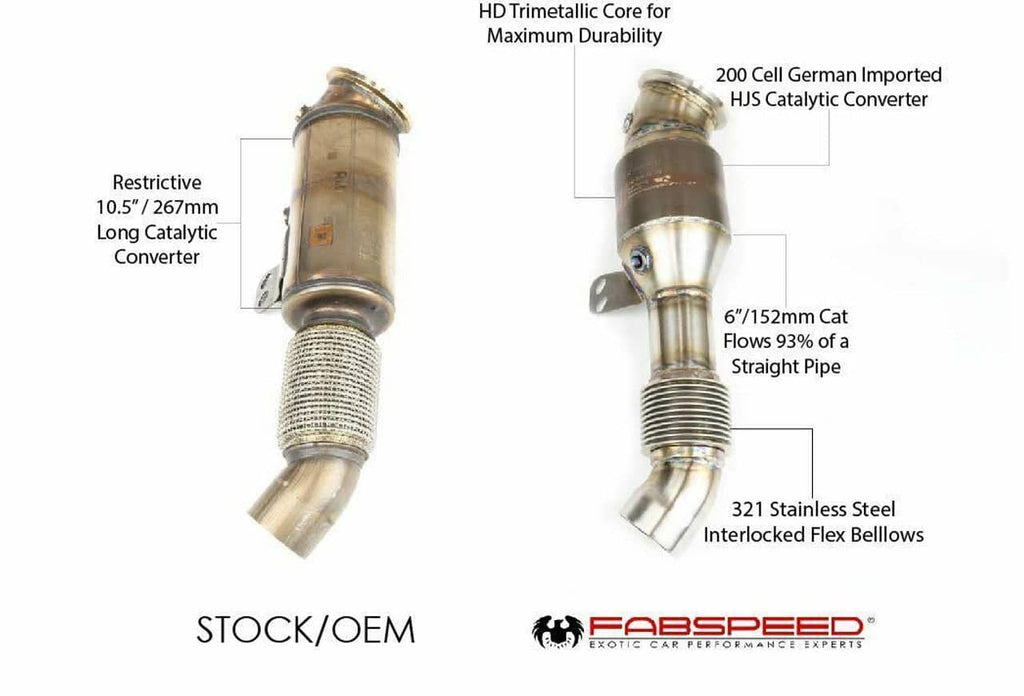Kies-Motorsports Fabspeed Motorsports BMW M240i (F22) Sport Cat Downpipe (2016+)