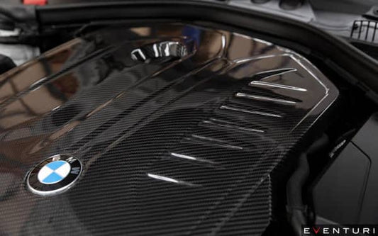 Kies-Motorsports Fabspeed Motorsports Eventuri BMW F20 M140i, F22 M240i, F30 M340i B58 Black Carbon Engine Cover