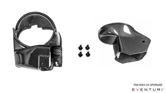 Kies-Motorsports Fabspeed Motorsports Eventuri BMW F8X M3 / M4 Black Carbon V2 Sealed Duct Upgrade
