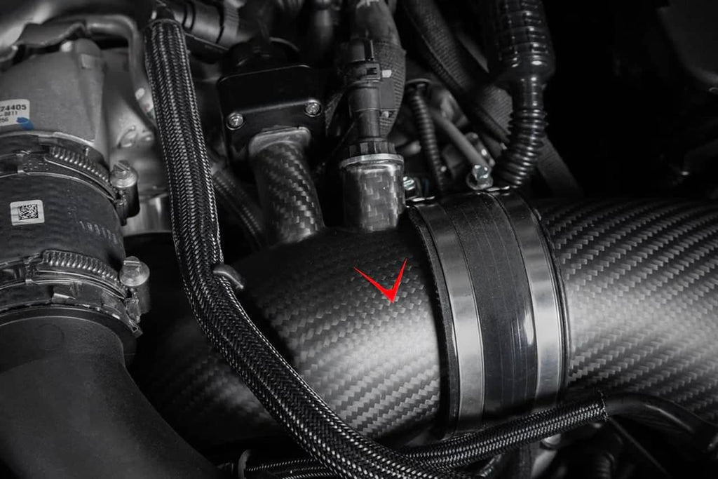 Kies-Motorsports Fabspeed Motorsports Eventuri G90 / G99 M5 (S68) Carbon Turbo Inlet Set - Gloss Carbon