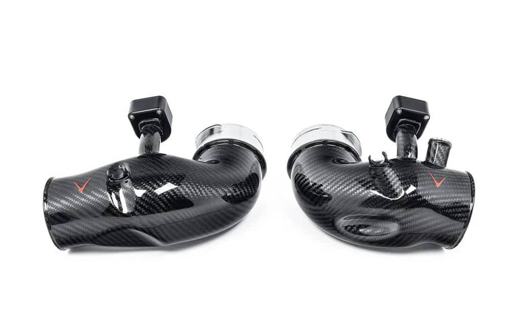 Kies-Motorsports Fabspeed Motorsports Eventuri G90 / G99 M5 (S68) Carbon Turbo Inlet Set - Gloss Carbon