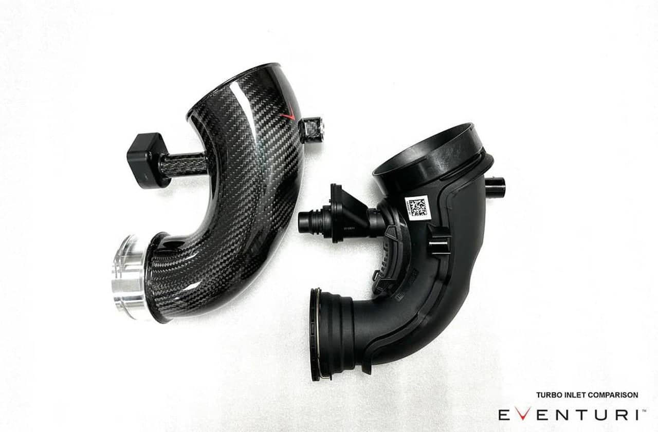 Kies-Motorsports Fabspeed Motorsports Eventuri G90 / G99 M5 (S68) Carbon Turbo Inlet Set - Gloss Carbon