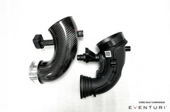 Kies-Motorsports Fabspeed Motorsports Eventuri G90 / G99 M5 (S68) Carbon Turbo Inlet Set - Gloss Carbon
