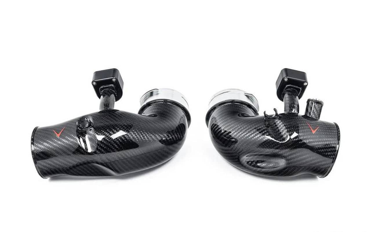 Kies-Motorsports Fabspeed Motorsports Eventuri G90 / G99 M5 (S68) Carbon Turbo Inlet Set - Matte Carbon
