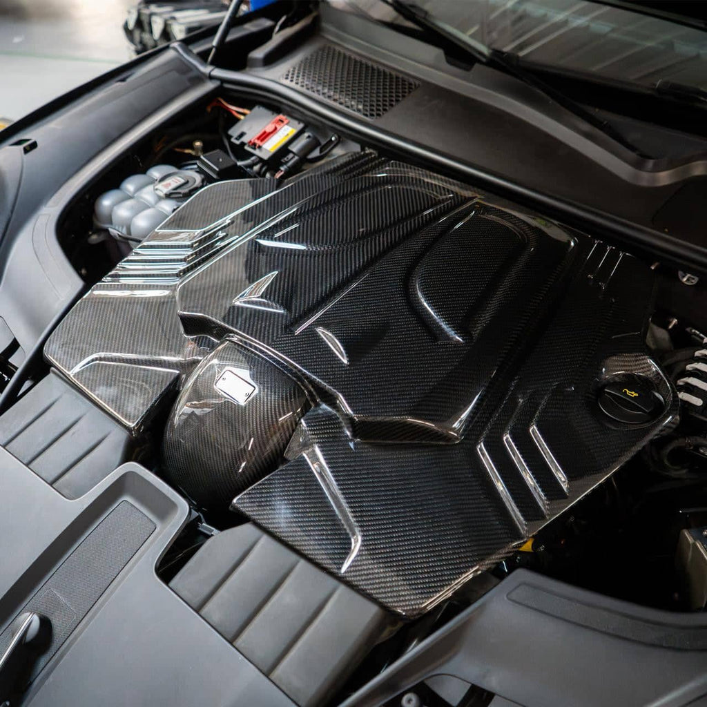 Kies-Motorsports Fabspeed Motorsports Eventuri Porsche Cayenne 3.0 Turbo V6 Black Carbon Intake System