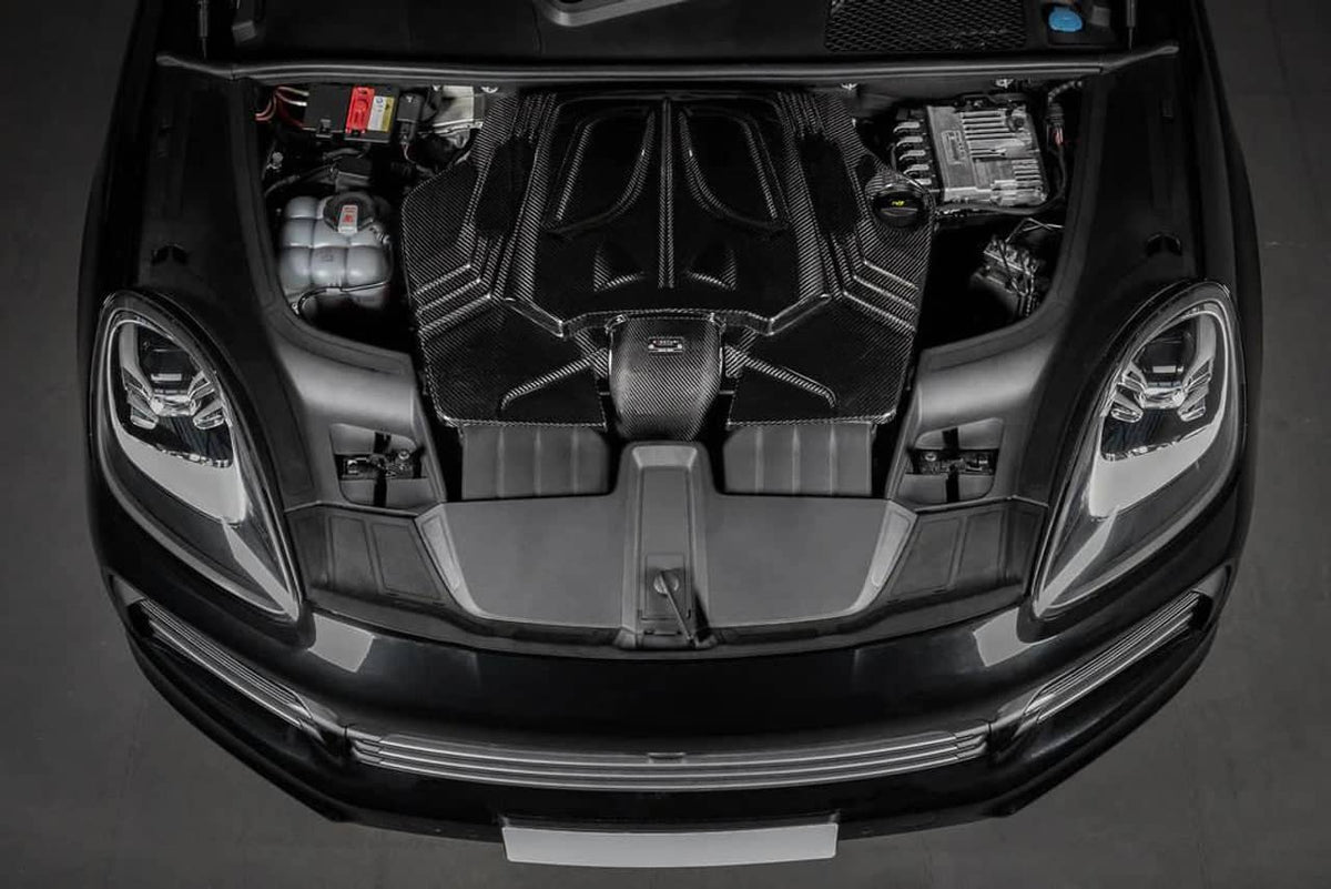 Kies-Motorsports Fabspeed Motorsports Eventuri Porsche Cayenne 3.0 Turbo V6 Black Carbon Intake System