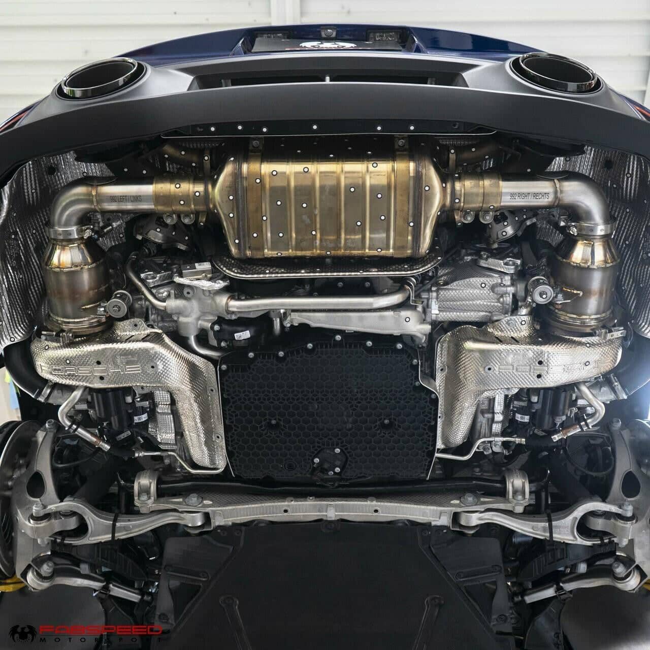 Kies-Motorsports Fabspeed Motorsports Fabspeed 2025+ Porsche 992.2 Carrera (NON GTS) Sport Catalytic Converters with GT2RS Style Outlets (2025+)