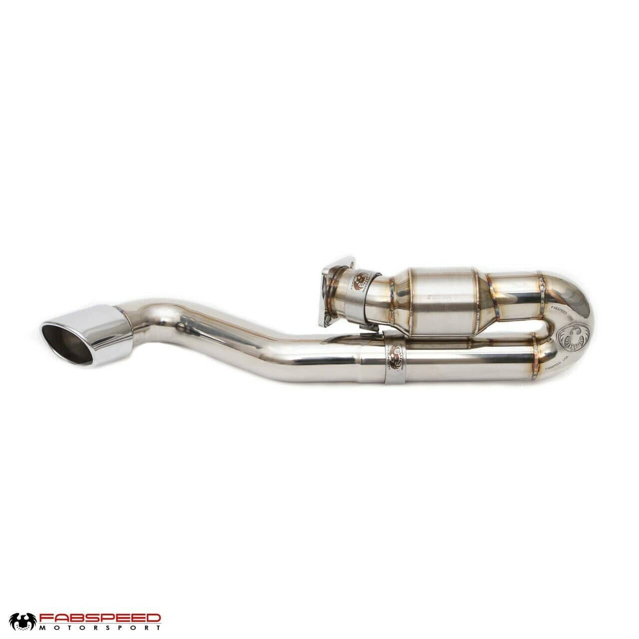 Kies-Motorsports Fabspeed Motorsports Fabspeed 911 Turbo 930 Sport Muffler Bypass Exhaust System with Catalyst (1976-1989)