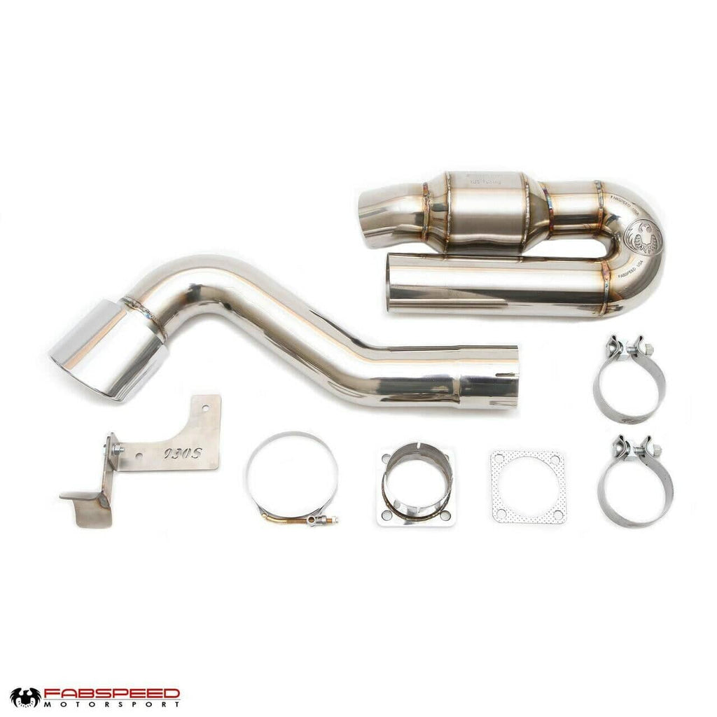 Kies-Motorsports Fabspeed Motorsports Fabspeed 911 Turbo 930 Sport Muffler Bypass Exhaust System with Catalyst (1976-1989)
