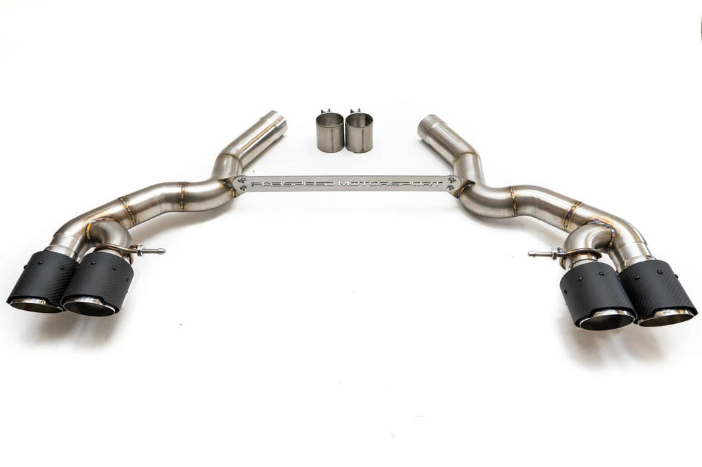Kies-Motorsports Fabspeed Motorsports Fabspeed BMW M5 F90 Muffler Bypass Pipes with Quad Style Tips