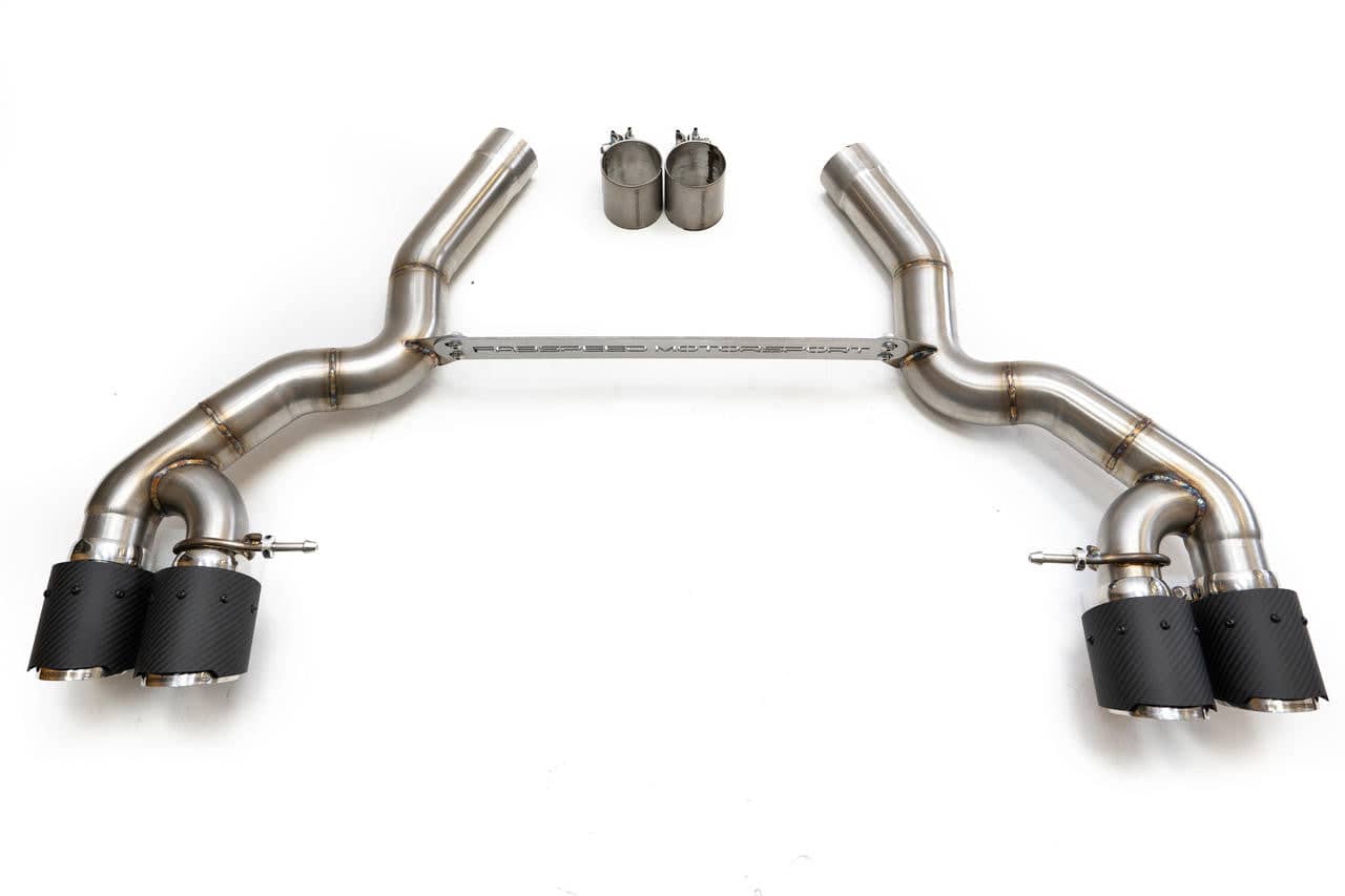 Kies-Motorsports Fabspeed Motorsports Fabspeed BMW M5 F90 Muffler Bypass Pipes with Quad Style Tips