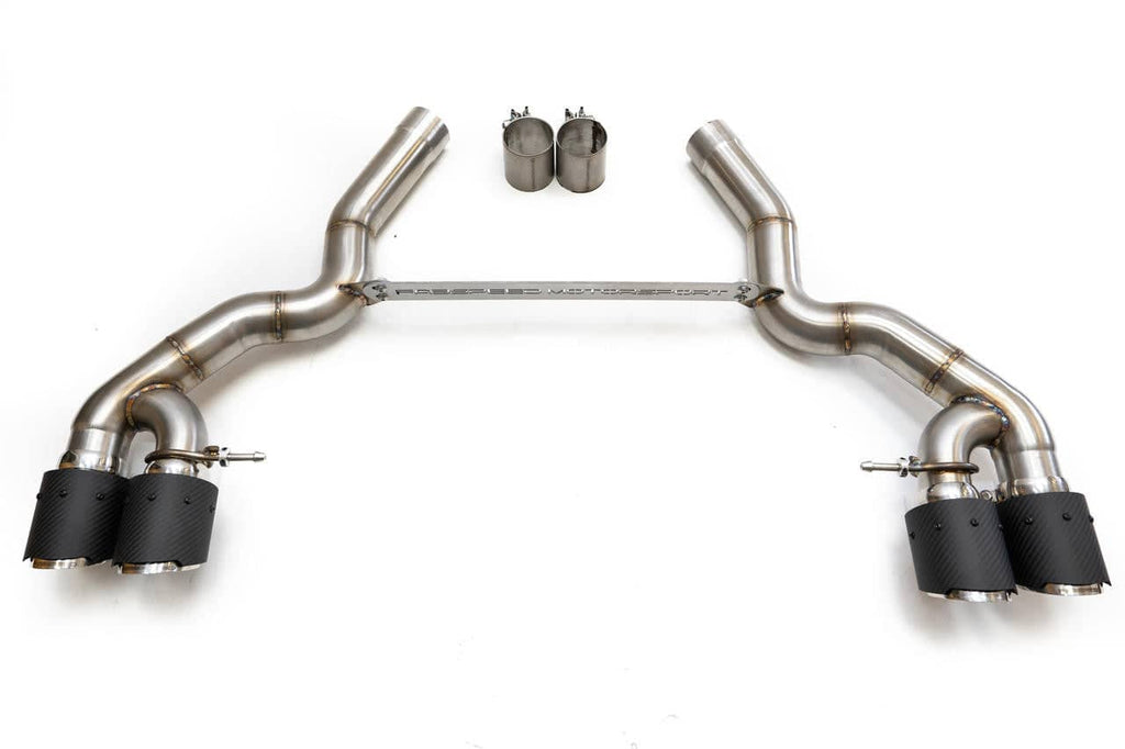 Kies-Motorsports Fabspeed Motorsports Fabspeed BMW M5 F90 Muffler Bypass Pipes with Quad Style Tips