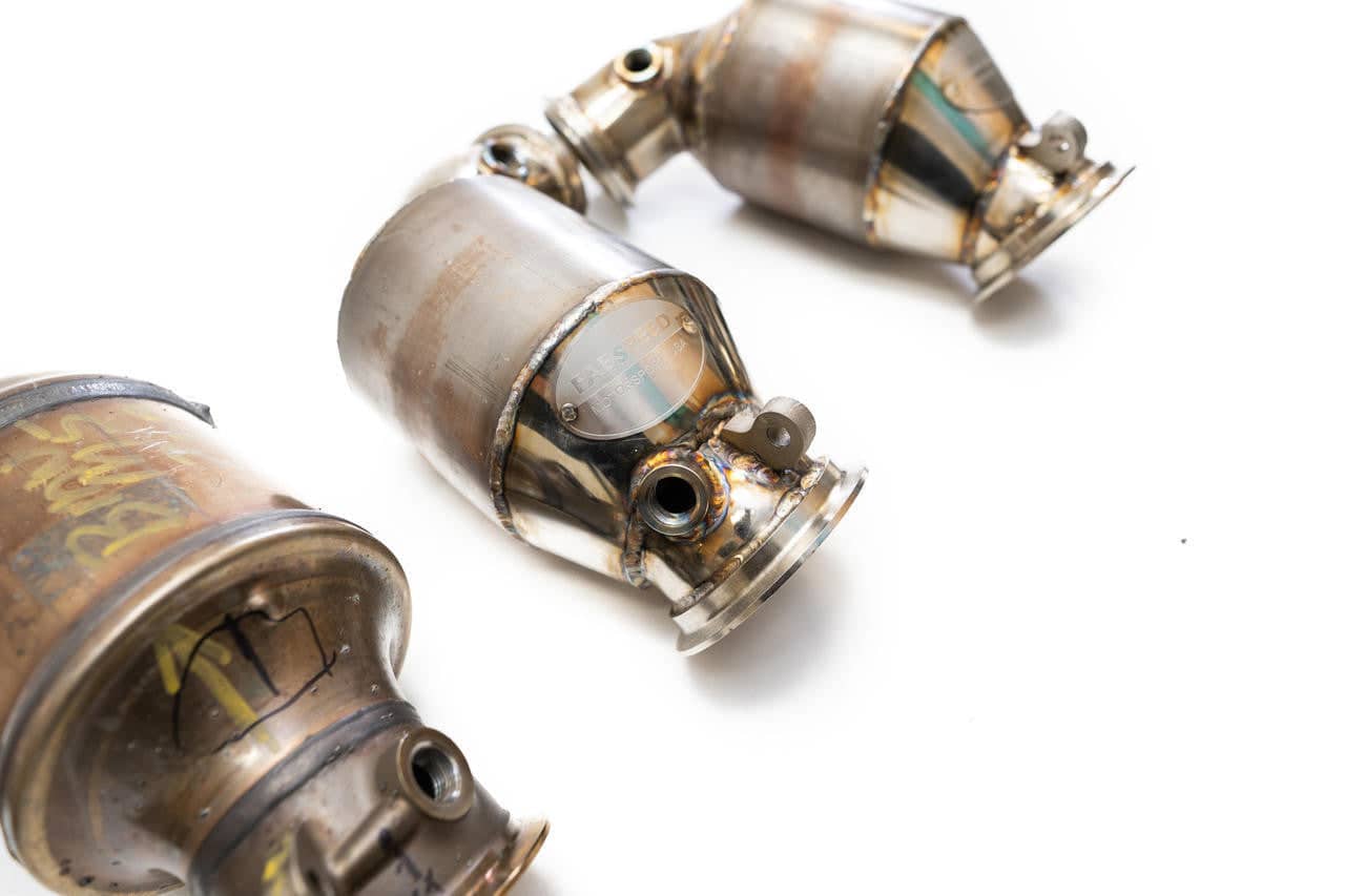 Fabspeed BMW M8 Primary Sport Catalytic Converter Downpipes (2019+) Secondary image