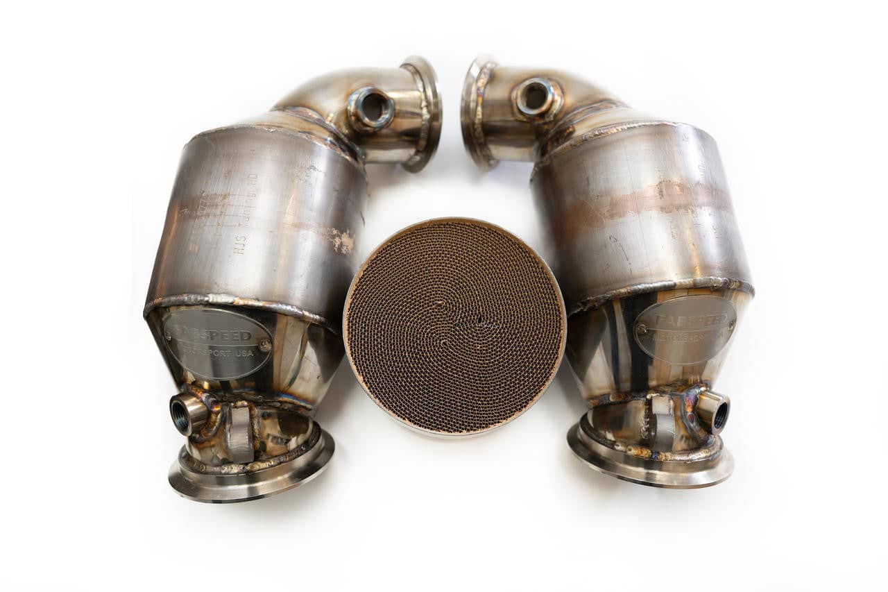 Kies-Motorsports Fabspeed Motorsports Fabspeed BMW M8 Primary Sport Catalytic Converter Downpipes (2019+) Main image