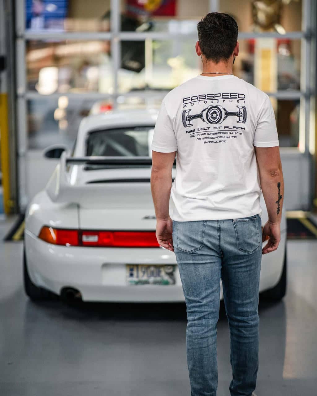 Kies-Motorsports Fabspeed Motorsports Fabspeed Motorsport The World Is Flat Porsche T-Shirt