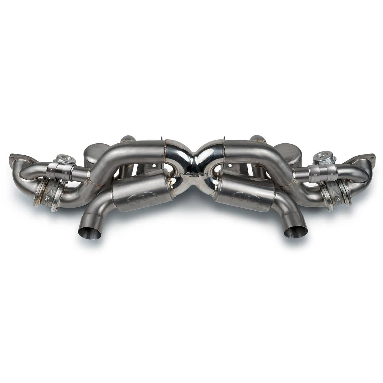 Kies-Motorsports Fabspeed Motorsports Fabspeed Porsche 718 GT4 RS Titanium Valvetronic X-Pipe Cat-Back Exhaust System (2022+)