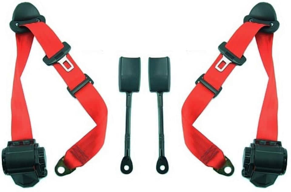 Kies-Motorsports Fabspeed Motorsports Fabspeed Porsche 911 Turbo 930 3 Point Replacement Seat Belts (1976-1989)