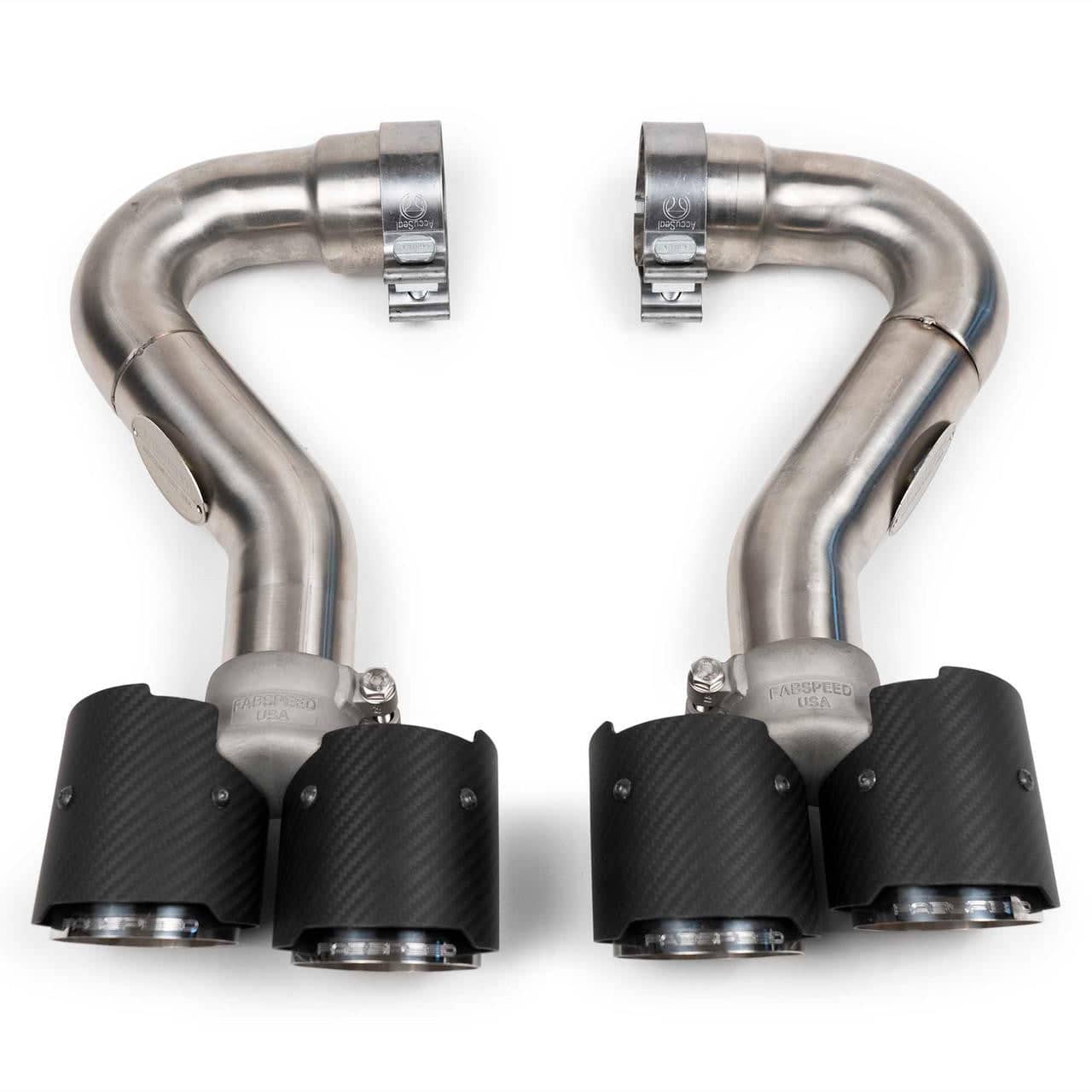 Kies-Motorsports Fabspeed Motorsports Fabspeed Porsche 955 S Deluxe Quad Style Tips (2002-2007)