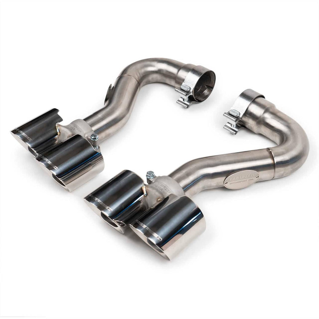 Kies-Motorsports Fabspeed Motorsports Fabspeed Porsche 955 S Deluxe Quad Style Tips (2002-2007)