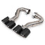 Kies-Motorsports Fabspeed Motorsports Fabspeed Porsche 955 S Deluxe Quad Style Tips (2002-2007)