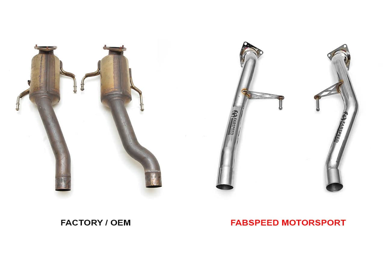 Kies-Motorsports Fabspeed Motorsports Fabspeed Porsche 955 Turbo / Turbo S Secondary Competition Link Pipes (2002-2007)