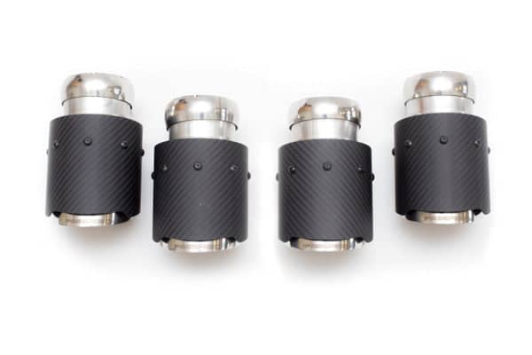 Kies-Motorsports Fabspeed Motorsports Fabspeed Porsche 958.2 Cayenne Turbo / Turbo S Deluxe Quad Style Tips (2015-2018)