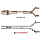 Kies-Motorsports Fabspeed Motorsports Fabspeed Porsche 970 Panamera GTS Resonator Bypass X-Pipe (2010-2016)