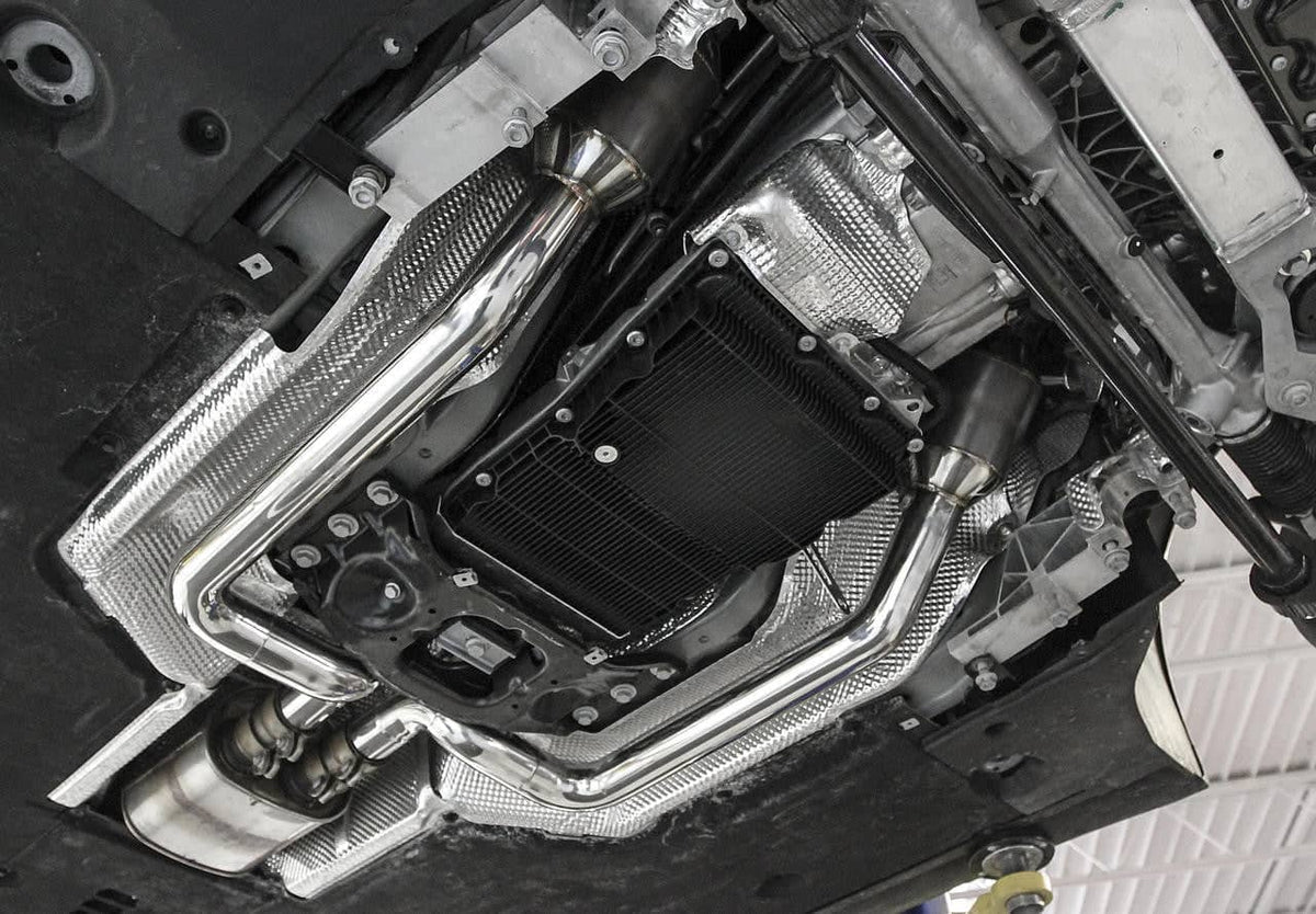 Kies-Motorsports Fabspeed Motorsports Fabspeed Porsche 970 Panamera Turbo / Turbo S Primary Sport Catalytic Converters (2010-2016)