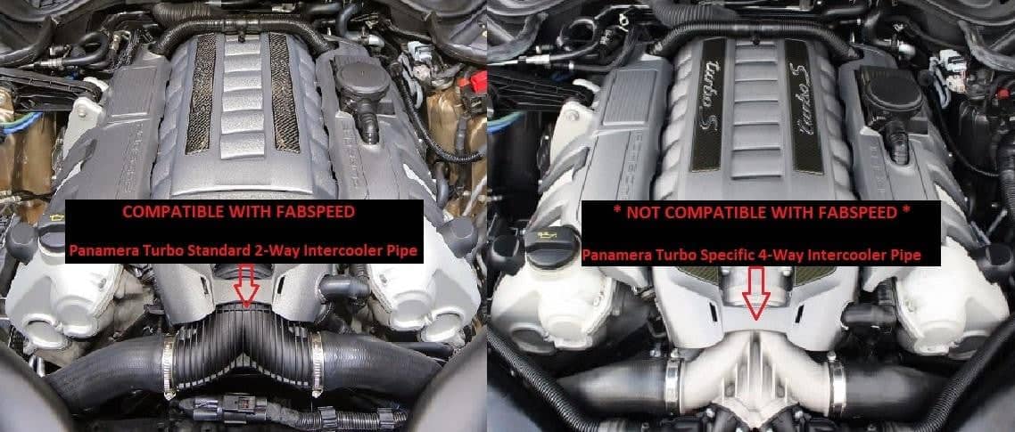 Kies-Motorsports Fabspeed Motorsports Fabspeed Porsche 970 Panamera Turbo / Turbo S Stainless Steel Intercooler Pipe (2010-2016)