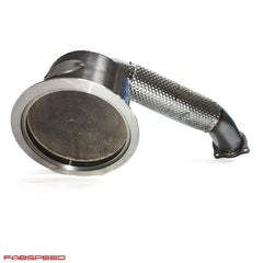 Kies-Motorsports Fabspeed Motorsports Fabspeed Porsche 971 Panamera V6 Primary Sport Catalytic Converter Downpipe (2017+)