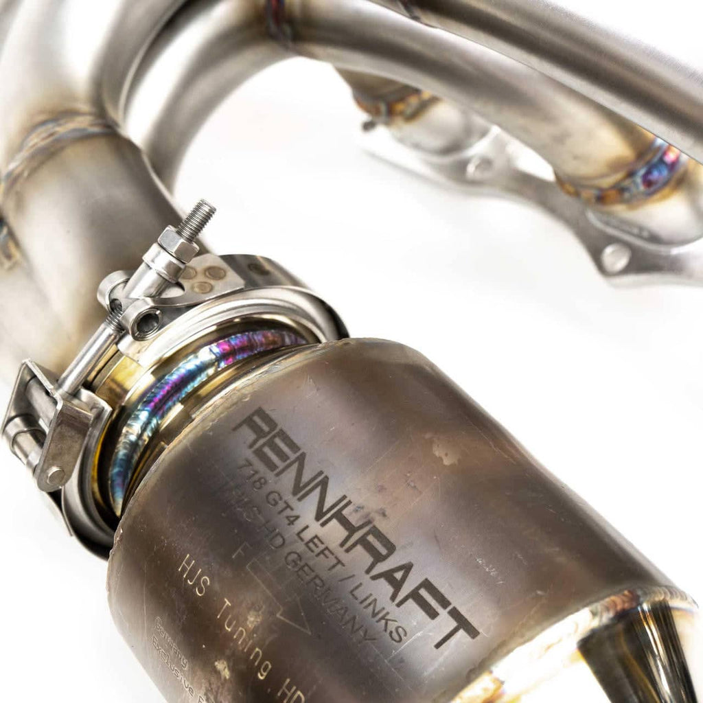 Kies-Motorsports Fabspeed Motorsports Fabspeed Porsche 981 Cayman GT4 / Boxster Spyder RENNKRAFT® Modular Headers with HJS Catalytic Converters (2015-2016)