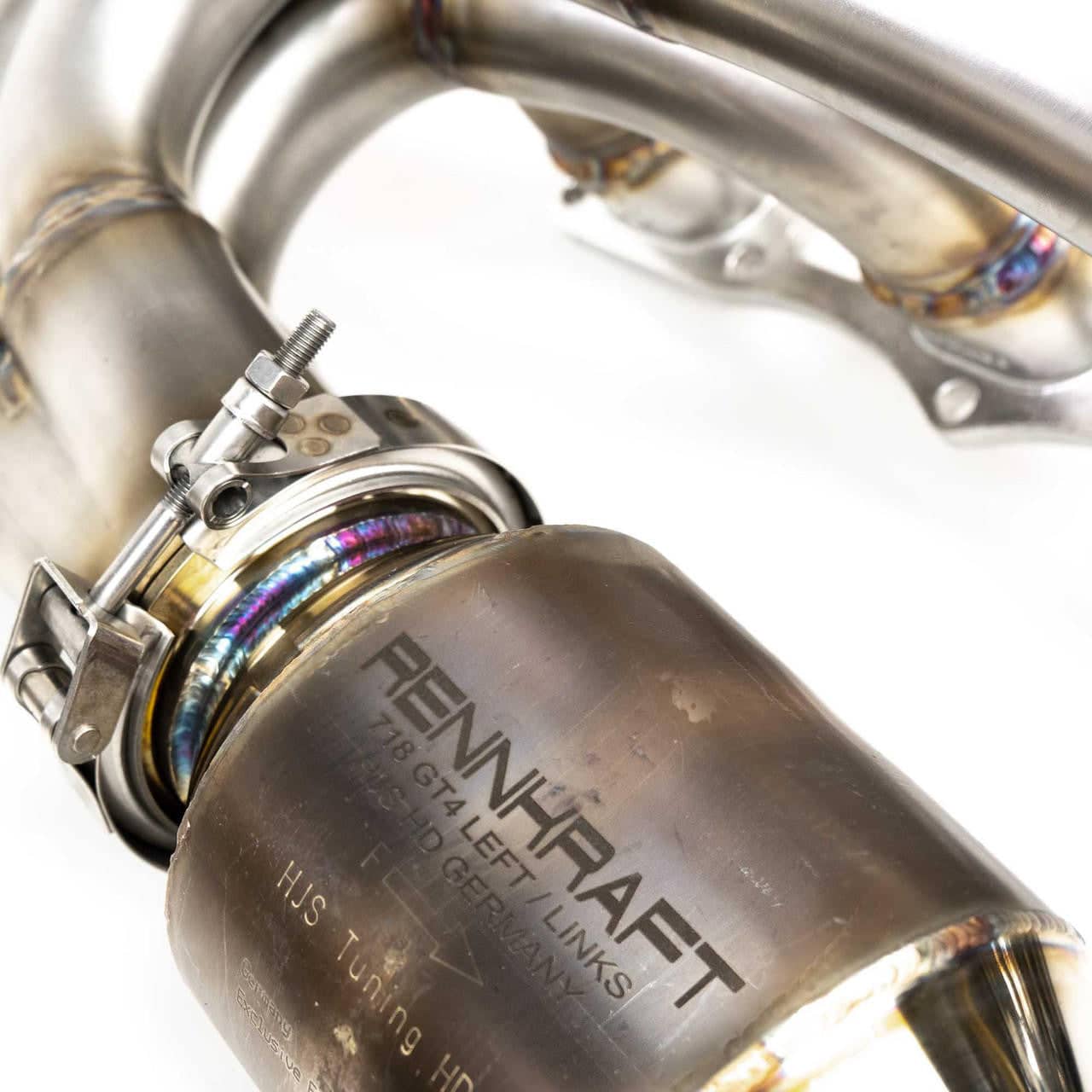 Kies-Motorsports Fabspeed Motorsports Fabspeed Porsche 981 Cayman GT4 / Boxster Spyder RENNKRAFT® Modular Headers with HJS Catalytic Converters (2015-2016)