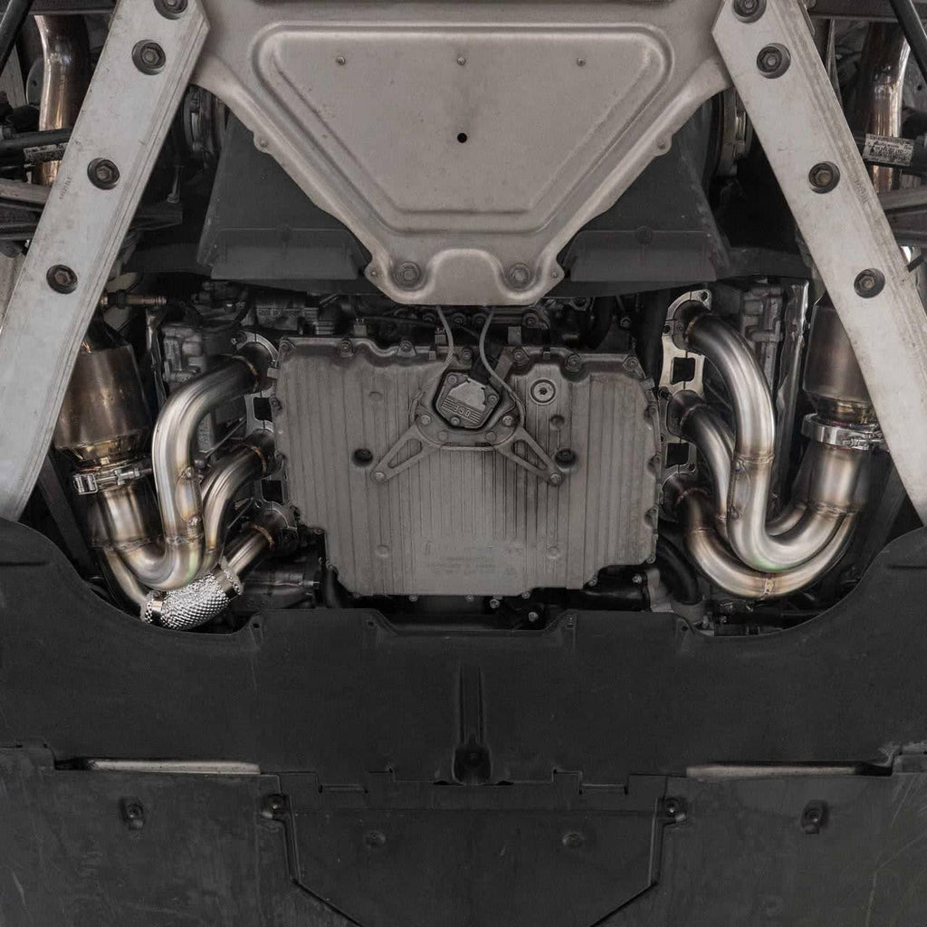 Kies-Motorsports Fabspeed Motorsports Fabspeed Porsche 981 Cayman GT4 / Boxster Spyder RENNKRAFT® Modular Headers with HJS Catalytic Converters (2015-2016)